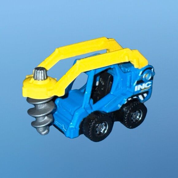 Matchbox Mattel INC Construction Blue INC Hole Driller Vehicle - Picture 6 of 6